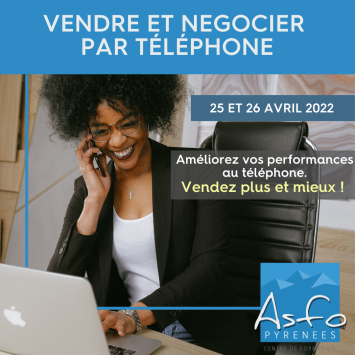 Formation « vendre et négocier par téléphone » les 25 et 26 avril prochains